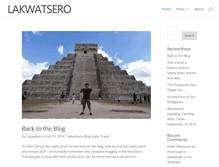 Tablet Screenshot of lakwatsero.me