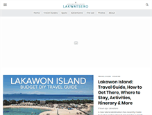Tablet Screenshot of lakwatsero.com